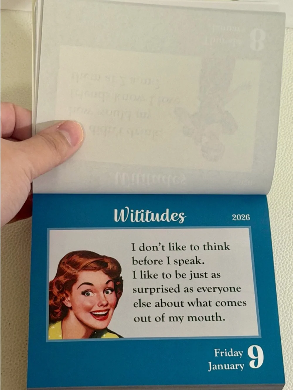 2026 Wititudes Daily Desk Calendar Funny Witty Decor Office Humor Andrews McMeel
